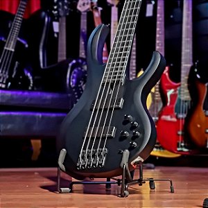 Baixo 5 Cordas Ativo Ibanez BTB625EX Iron Label Black Flat