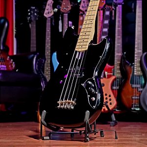 Baixo 4 Cordas Studebaker Scotsman Mustang Short Scale Black