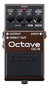 Pedal De Efeito Para Guitarra E Baixo Boss Octave Oc-5