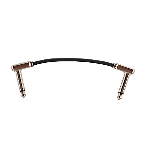 Cabo Para Pedal Ernie Ball Flat Ribbon Patch Preto 7,62 Cm