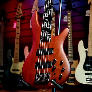 Baixo 5 Cordas Ativo Fretless Ibanez Sr505f Brown Mahogany