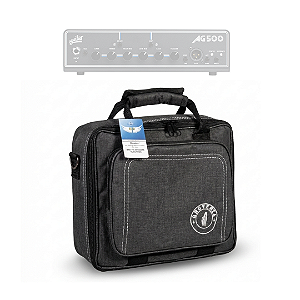 Bag Capa Acolchoada Para Cabeçote Gruveria Elegance Cinza