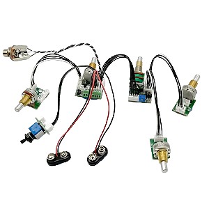 Circuito Preamp para Baixo Trickfish Flexcore 81 4 Bandas