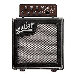 Amplificador Cabeçote para Baixo Aguilar Tone Hammer 350 Edição Limitada Chocolate Brown + Gabinete 1x10 SL 110