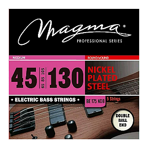 Encordoamento Para Baixo 5 Cordas Magma Double Ball .045