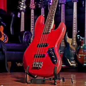 Baixo 4 Cordas Sx Standard Jazz Bass Red
