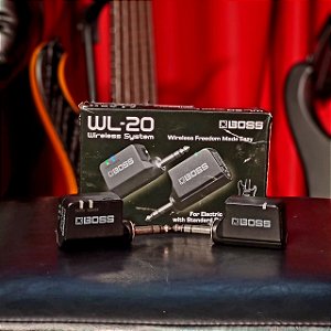 Transmissor Sem Fio Para Guitarra E Baixo Boss Wl-20