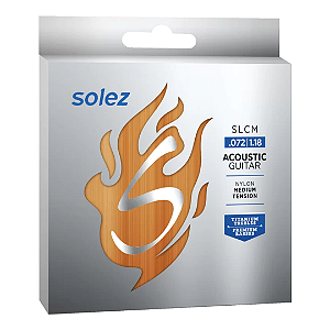 Encordoamento para Violão Nylon Solez SLCM .072 Tensão Média