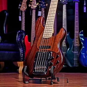 Baixo 5 Cordas Ativo Ibanez ATK805 Walnut Flat