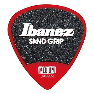 Palheta para Guitarra Ibanez Sand Grip Wizard Series Medium .8mm Red