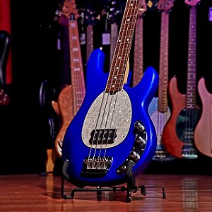 Baixo 4 Cordas Olp By Ernie Ball Music Man Mm2 Metallic Blue