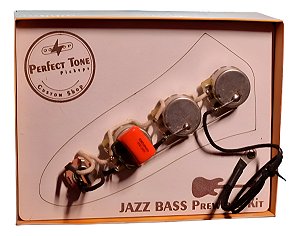 Kit Circuito Elétrica Para Baixo Jazz Bass Perfect Tone Cts