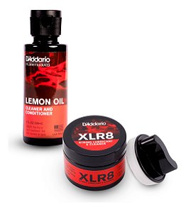 Kit Limpeza De Escala E Cordas Daddario Xlr8 + Óleo De Limão
