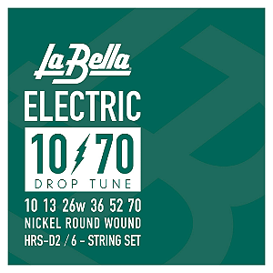 Encordoamento para Guitarra La Bella Drop Tune .010