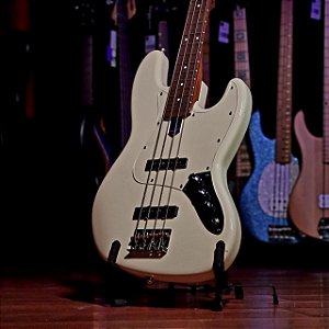 Baixo 4 Cordas Studebaker Jazz Bass Daytona Vintage White