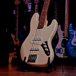 Baixo 4 Cordas Fender Jazz Bass Olympic White Captador Custom Shop