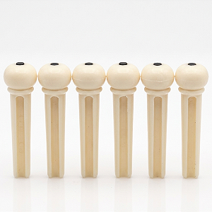 Kit 6 Pino para Cavalete de Violão Aço Creme