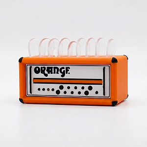 Porta 9 Palheta Mini Amplificador Cabeçote Orange 3D