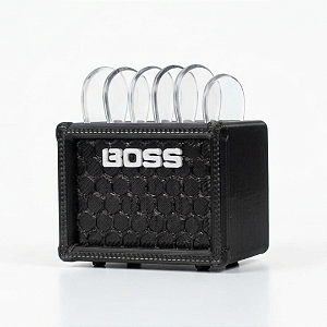 Porta 6 Palheta Mini Amplificador Gabinete Boss 3D