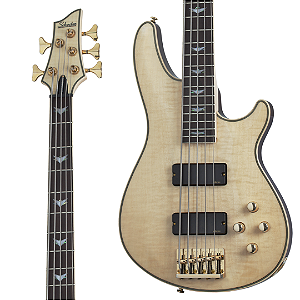 Baixo 5 Cordas Ativo Schecter Omen Extreme 5 Gloss Natural