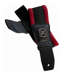 Correia para Guitarra e Baixo Ibox Damper Neoprene Vermelha