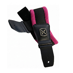 Correia para Guitarra e Baixo Ibox Damper Neoprene Rosa