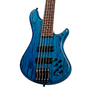 Baixo 5 Cordas Headless S.martyn Element 34" Translucent Blue Matte