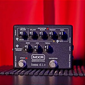 Pedal Pre Amp Para Baixo Mxr Bass D.i. + Distortion M80