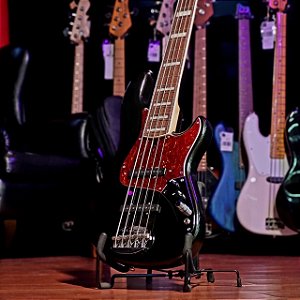 Baixo 5 Cordas Lakland Skyline Series Darryl Jones DJ-5 Black Metallic
