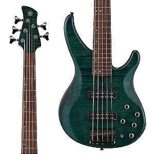 Baixo 5 Cordas Ativo Yamaha TRBX605FM Indigo Blue