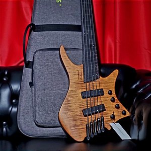Baixo 5 Cordas Strandberg Boden Bass Prog 5 Brown 2021