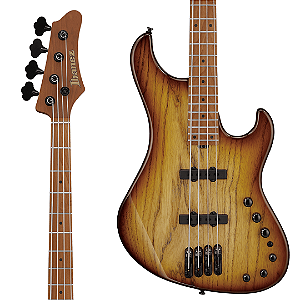 Baixo 4 Cordas Ativo Ibanez Mode MDM1300 Natural Stained Amber Burst