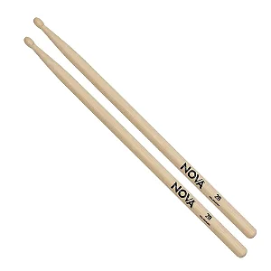 Baqueta para Bateria Nova by Vic Firth 2B Ponta de Madeira