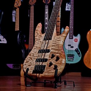 Baixo 5 Cordas Ativo Ken Smith Burner Custom Deluxe Japonês