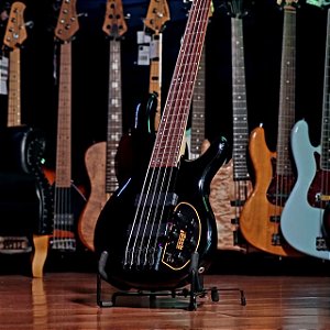 Baixo 5 Cordas Cort Artisan C5 Deluxe Bass Black