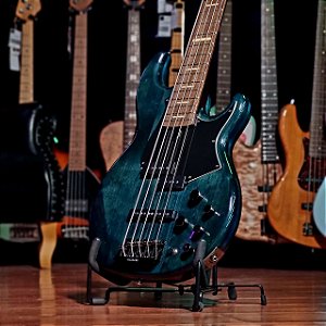 Baixo 5 Cordas Ativo Yamaha Bb735a Indigo Blue