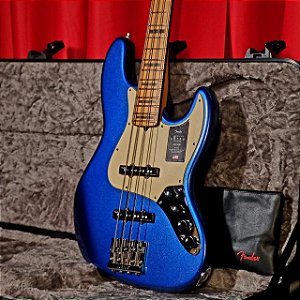 Baixo 4 Cordas Fender American Ultra Jazz Bass Cobra Blue