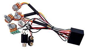 Circuito Ativo Para Baixo 3 Bandas 5 Pot Custom Sound CCB9060