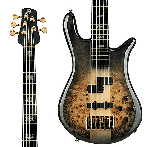 Baixo 5 Cordas Ativo Spector Euro CST 5 Natural Black Burst Gloss