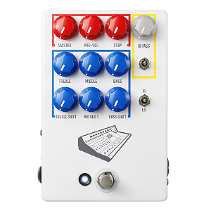 Pedal Preamp JHS Colour Box V2 EQ Overdrive Distortion Fuzz