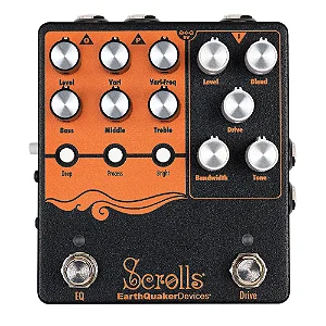 Pedal Preamp para Baixo EarthQuaker Scrolls Bass Odyssey