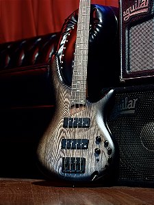 Baixo 4 Cordas Ibanez SR SR600E Antique Brown Stained Burst