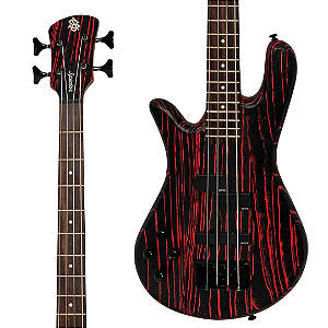 Baixo 4 Cordas Canhoto Ativo Spector NS Pulse 4 Cinder Red