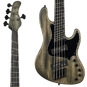 Baixo 5 Cordas Ativo Mayones Jabba Bassic VF 5 Antique Black Matt