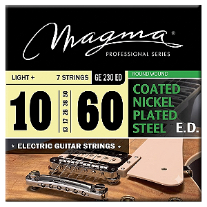 Encordoamento Para Guitarra 7 Cordas Magma Ed Revestida .010