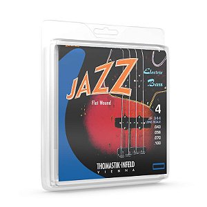 Encordoamento Para Baixo 4 Cordas Thomastik Jazz Flat Wound .043