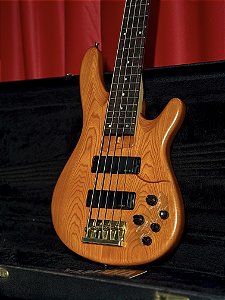 Baixo 5 Cordas Ativo Yamaha TRB-5 Amber Satin Japonês 4,4 kg