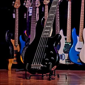 Baixo 5 Cordas Lakland Skyline Series 55-02 Deluxe Black Sparkle