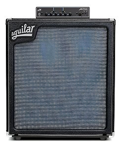 Amplificador Cabeçote Baixo Aguilar Ag700 V2 + Gabinete 4x10 Preto