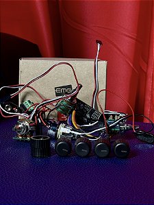 Circuito Preamp Ativo Para Baixo EMG BQ/B23RJ 3 Band